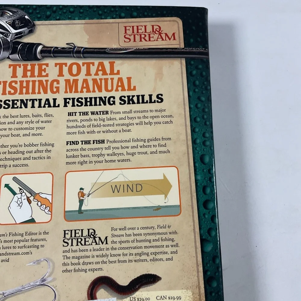 Field and Stream The Total Fishing Manual 317 Essential Fishing Skills EXCELLENT